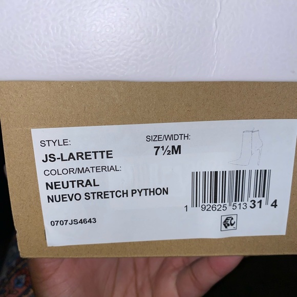 Python black/tan booties - Picture 9 of 9